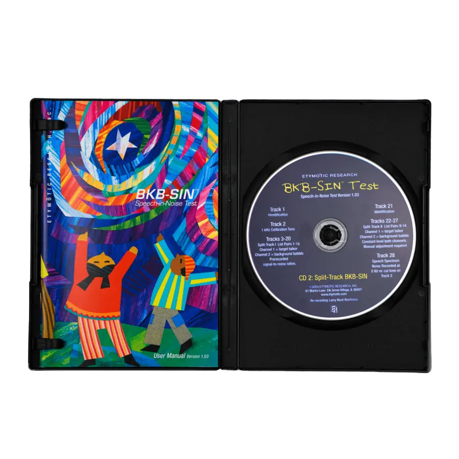Etymotic BKB-SIN Speech-in-Noise Test CD