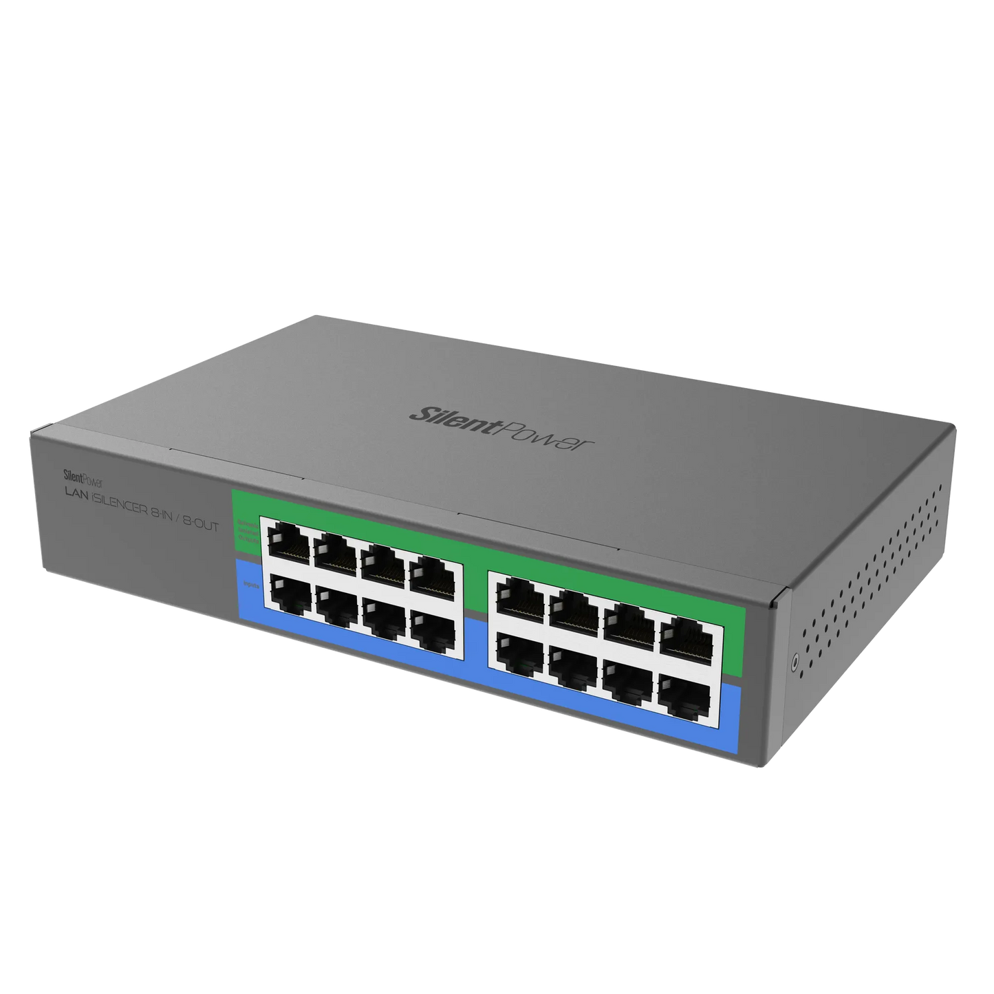SilentPower LAN iSilencer - Galvanically Isolated Network Conditioner With Surge Protection