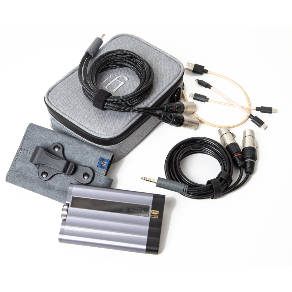 iFi Audio xDSD Gryphon Pro Pack - Portable Ultra-Res Wireless Balanced Headphone Amp & USB DAC with Belt Pack System