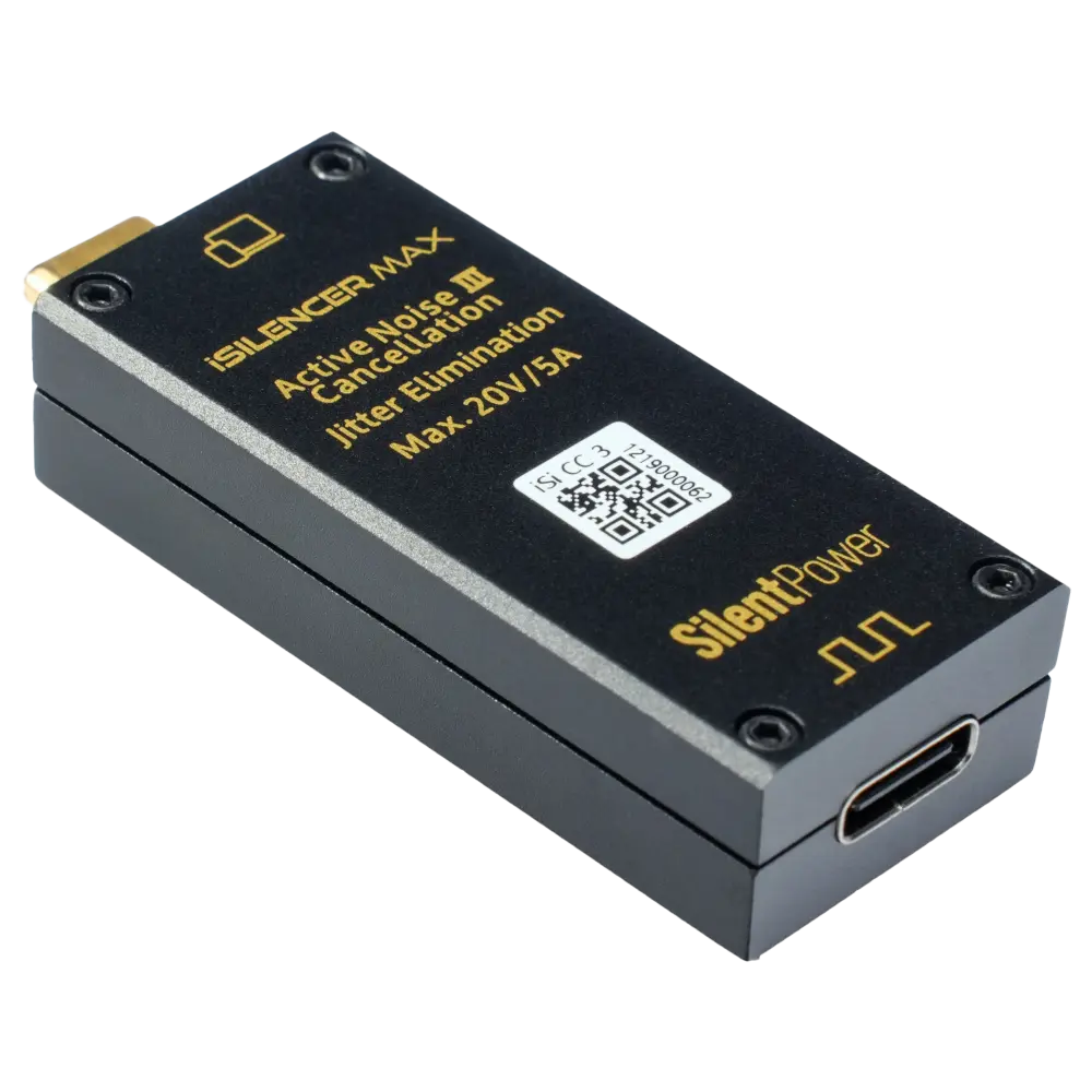 SilentPower iSilencer Max - USB-C Noise Filter with Active Noise Cancellation