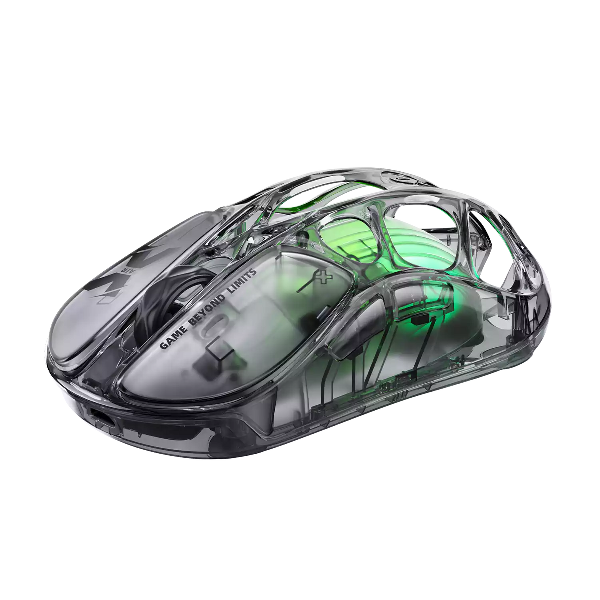 GravaStar Mercury X Air - 8K Wireless Gaming Mouse with 8K Wireless Dongle - Onyx Crystal