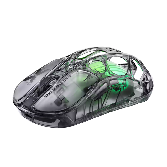 GravaStar Mercury X Air - 8K Wireless Gaming Mouse with 8K Wireless Dongle - Onyx Crystal