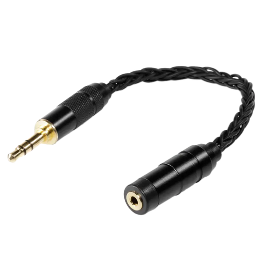 64 Audio 8-Braid 2.5mm to 3.5mm Cable Adapter