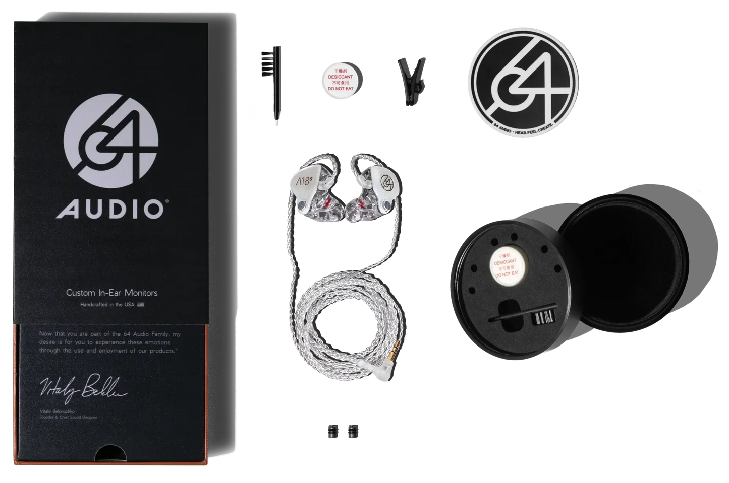 64 Audio A18s - Eighteen Drivers Custom IEM Earphones