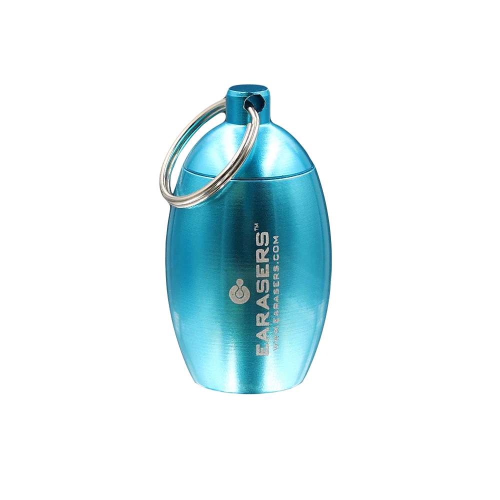 Earasers Stash-Can - Waterproof Metal Keychain Carry Case
