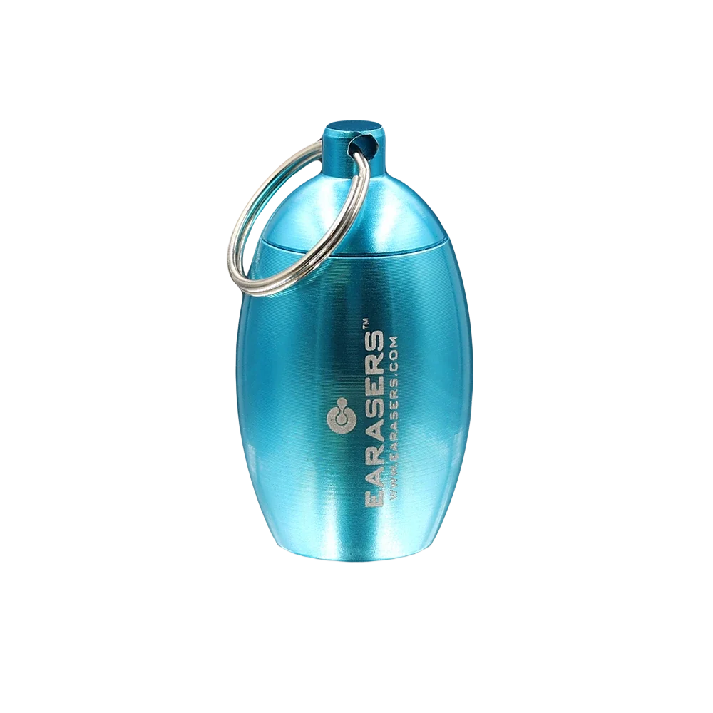 Earasers Stash-Can - Waterproof Metal Keychain Carry Case
