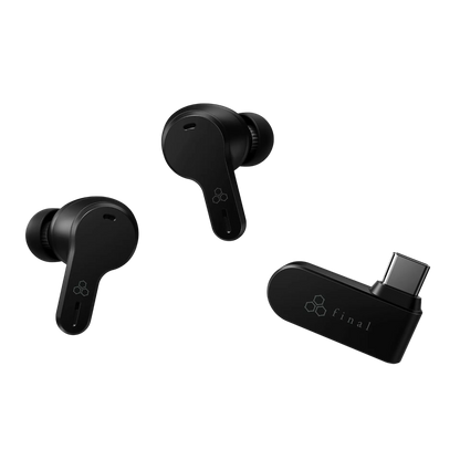 Final VR3000 Wireless - True Wireless Active Noise Cancelling Gaming Earphones with USB-C Dongle