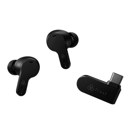 Final VR3000 Wireless - True Wireless Active Noise Cancelling Gaming Earphones with USB-C Dongle