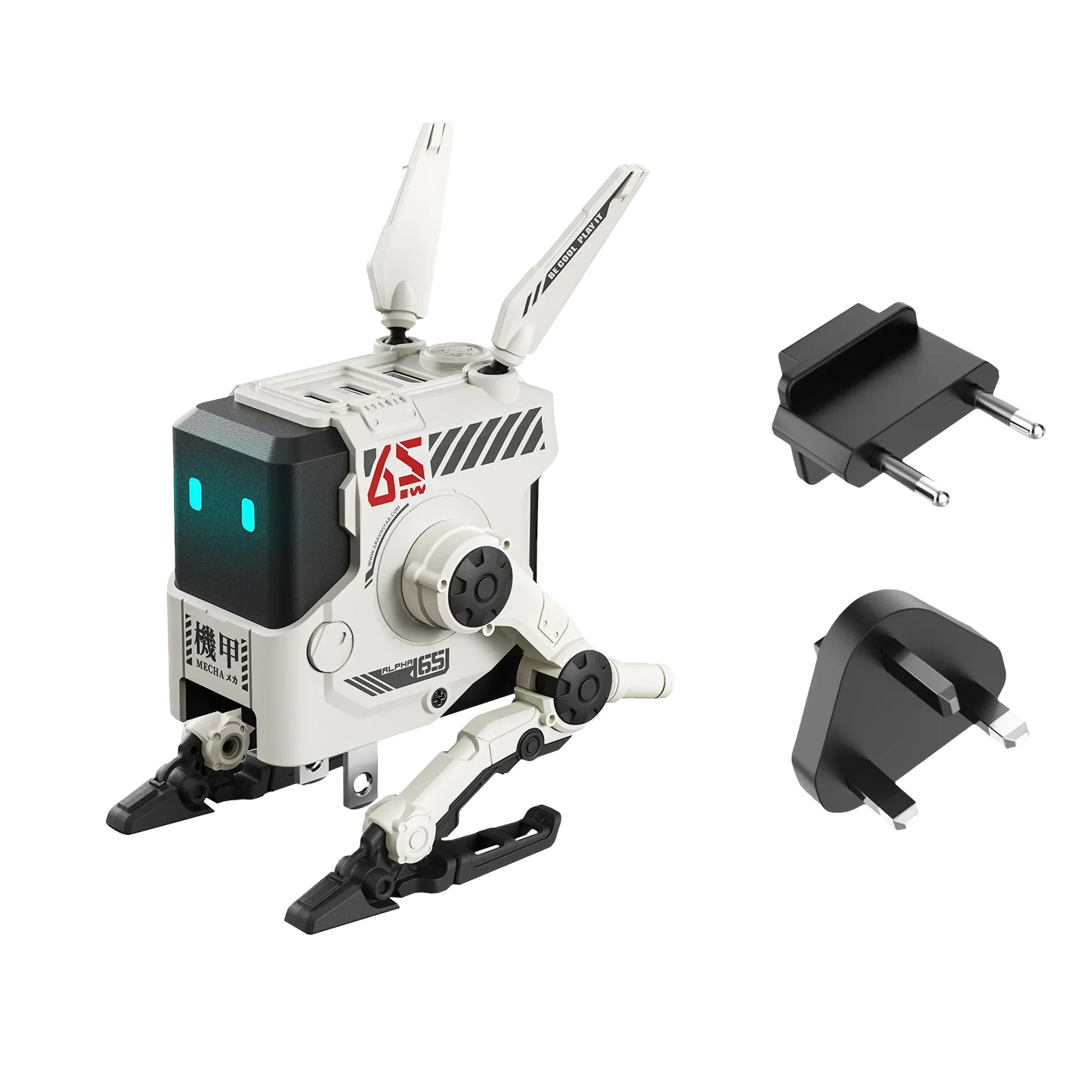 GravaStar Alpha65 GaN 65W Wall Charger - EU & UK Plug