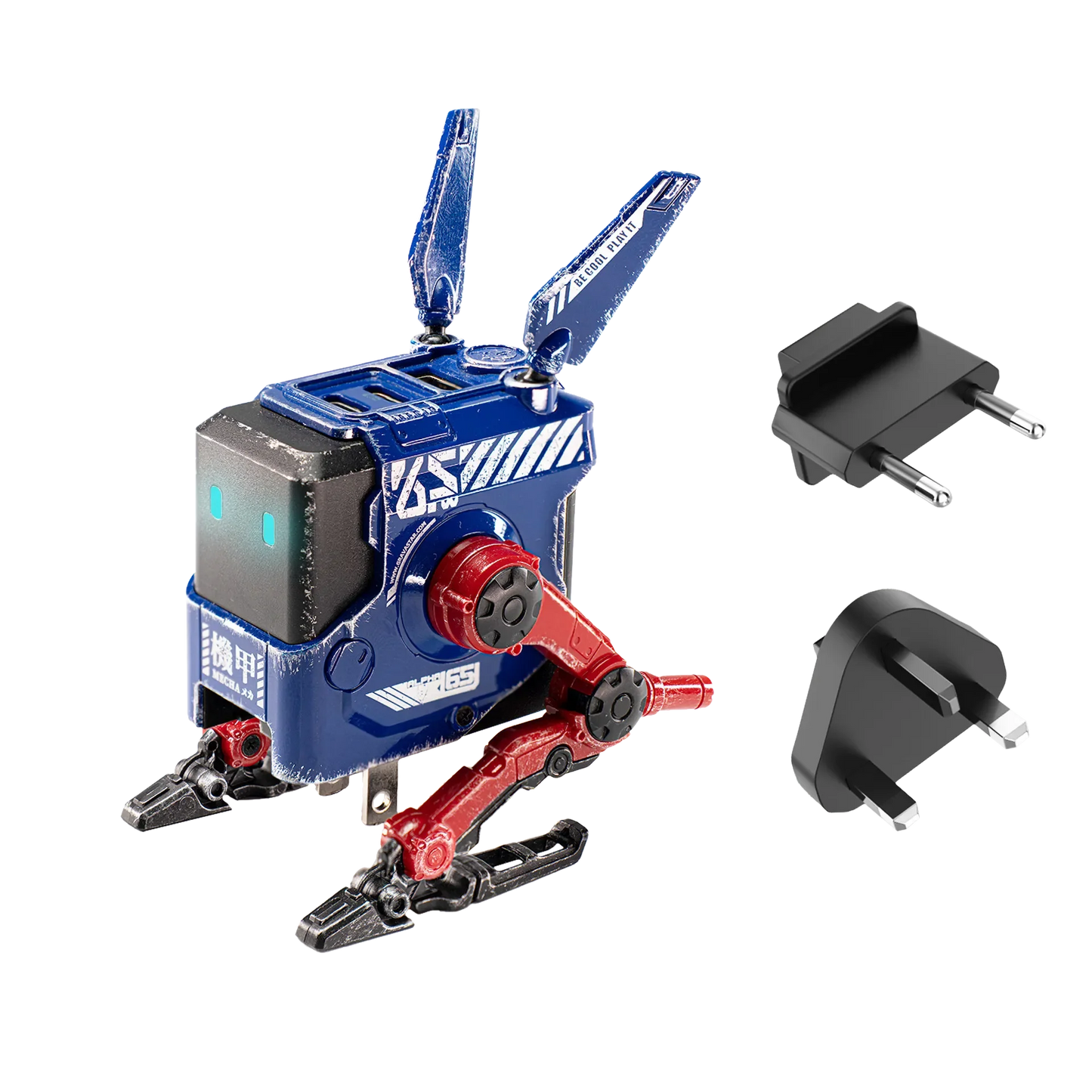 GravaStar Alpha65 GaN 65W Wall Charger - EU & UK Plug