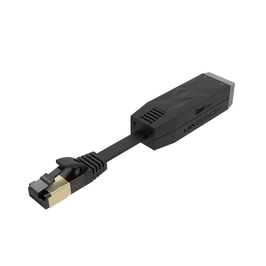SilentPower LAN iSilencer+ - LAN Signal Noise Filter and Ethernet Isolator for Hi-Res Audio Systems