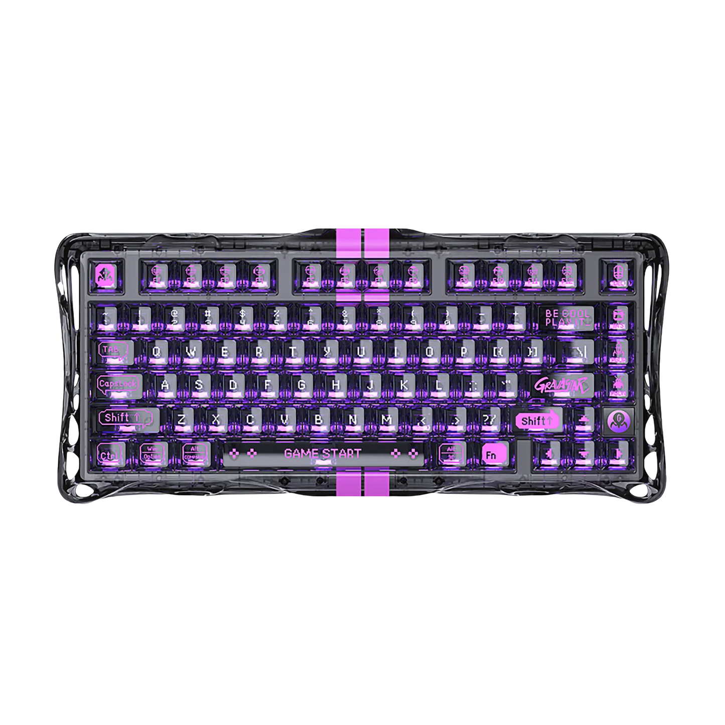 GravaStar Mercury V75 Lite - Hall Effect Magnetic Switch Wired Gaming Keyboard