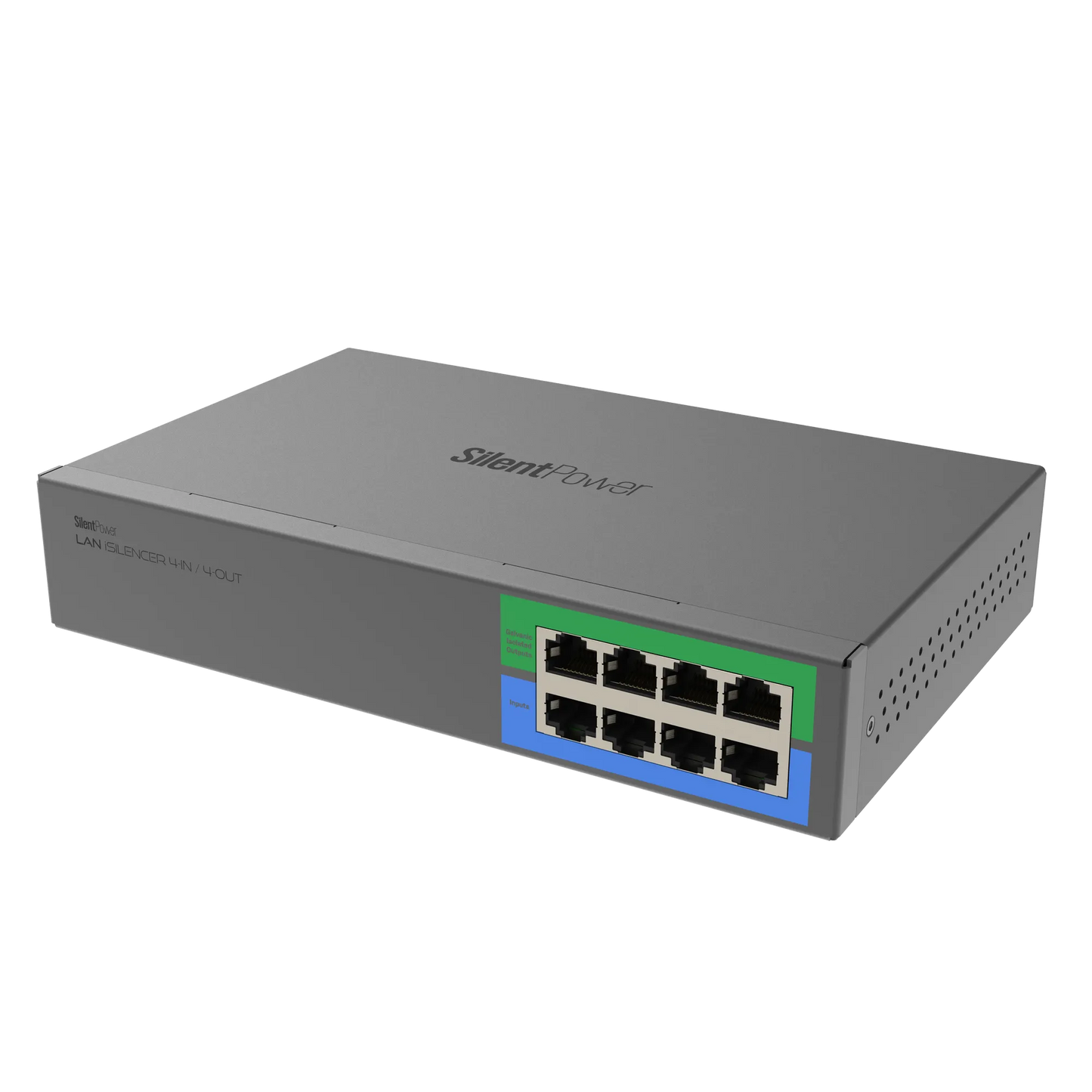 SilentPower LAN iSilencer - Galvanically Isolated Network Conditioner With Surge Protection