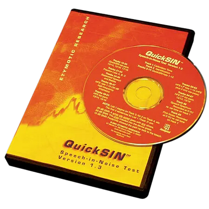 Etymotic QuickSIN Speech-in-Noise Test CD