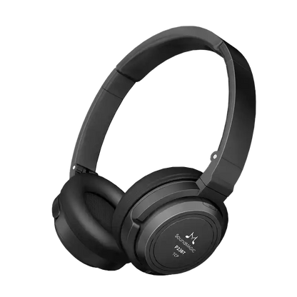 SoundMAGIC P23BT - Portable Wireless Bluetooth Headphones - Black
