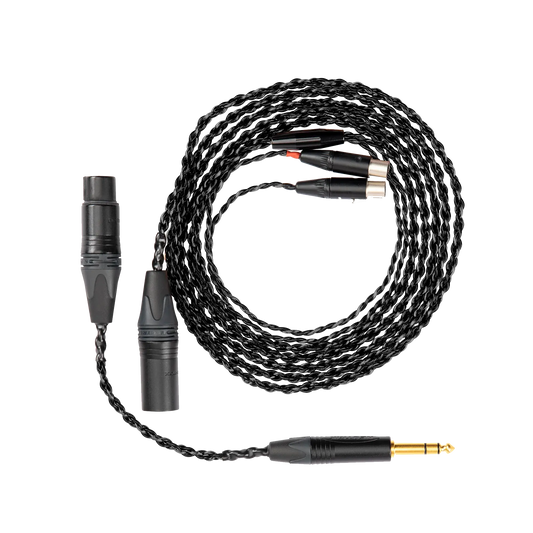 Audeze LCD Series Standard Combo Cable + XLR to 6.35mm Adapter