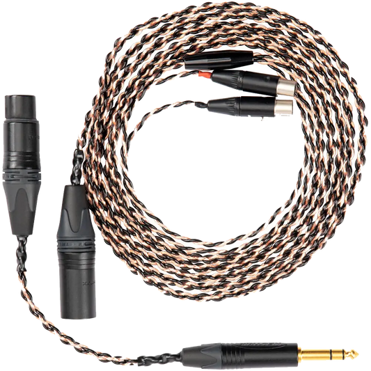 Audeze LCD-5 Premium Combo Cable + XLR to 6.35mm Adapter