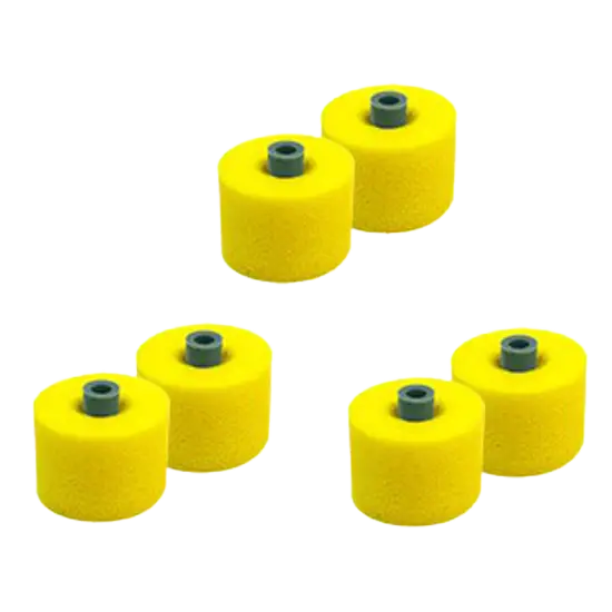 Etymotic ER38-14C Large Yellow Foam Eartips - 3 pairs