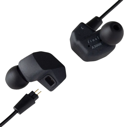 Final A3000 - Single Driver IEM Earphones With Detachable Cable