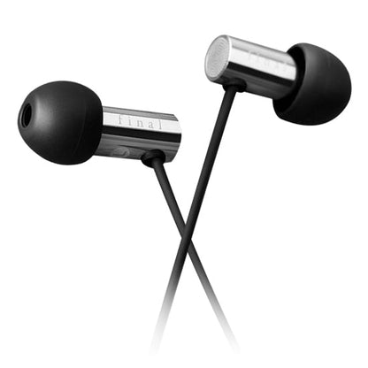 Final E3000C - In Ear Isolating Earphones with Smartphone Controls & Mic - Stainless Steel