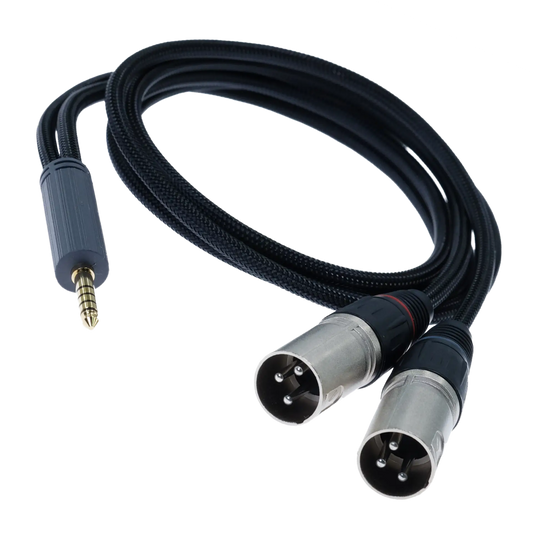 iFi Audio Cable Series - 4.4mm to Dual XLR Interconnect Cable - Standard Edition - 1m