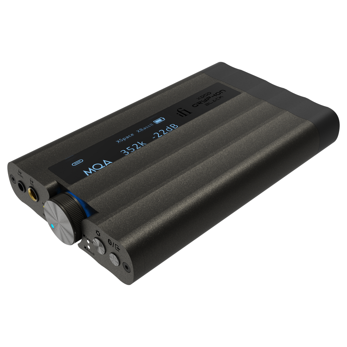 iFi Audio xDSD Gryphon Black - Portable Ultra-Res Wireless Balanced Headphone Amplifier & USB DAC