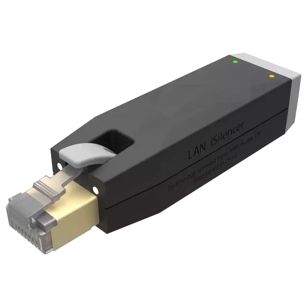 iFi Audio LAN iSilencer - LAN Signal Noise Filter and Ethernet Isolator for Hi-Res Audio Systems