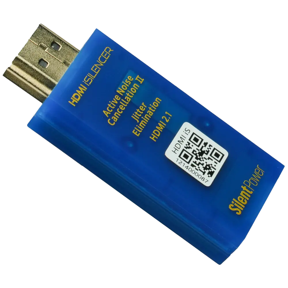 SilentPower HDMI iSilencer - HDMI Noise Filter with Surge Protection