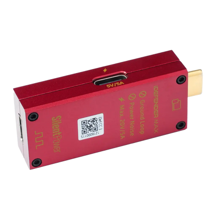 SilentPower iDefender Max - USB-C Ground Loop Breaker and USB Power Injector