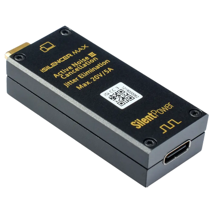 SilentPower iSilencer Max - USB-C Noise Filter with Active Noise Cancellation