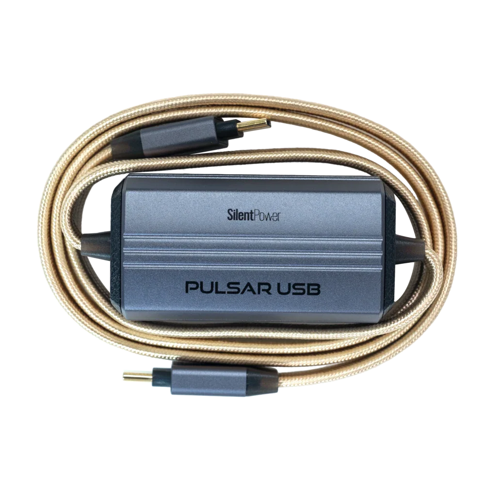 SilentPower Pulsar USB - Galvanically Isolated USB-C Cable with Active Noise Cancellation