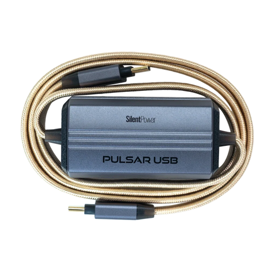 SilentPower Pulsar USB - Galvanically Isolated USB-C Cable with Active Noise Cancellation