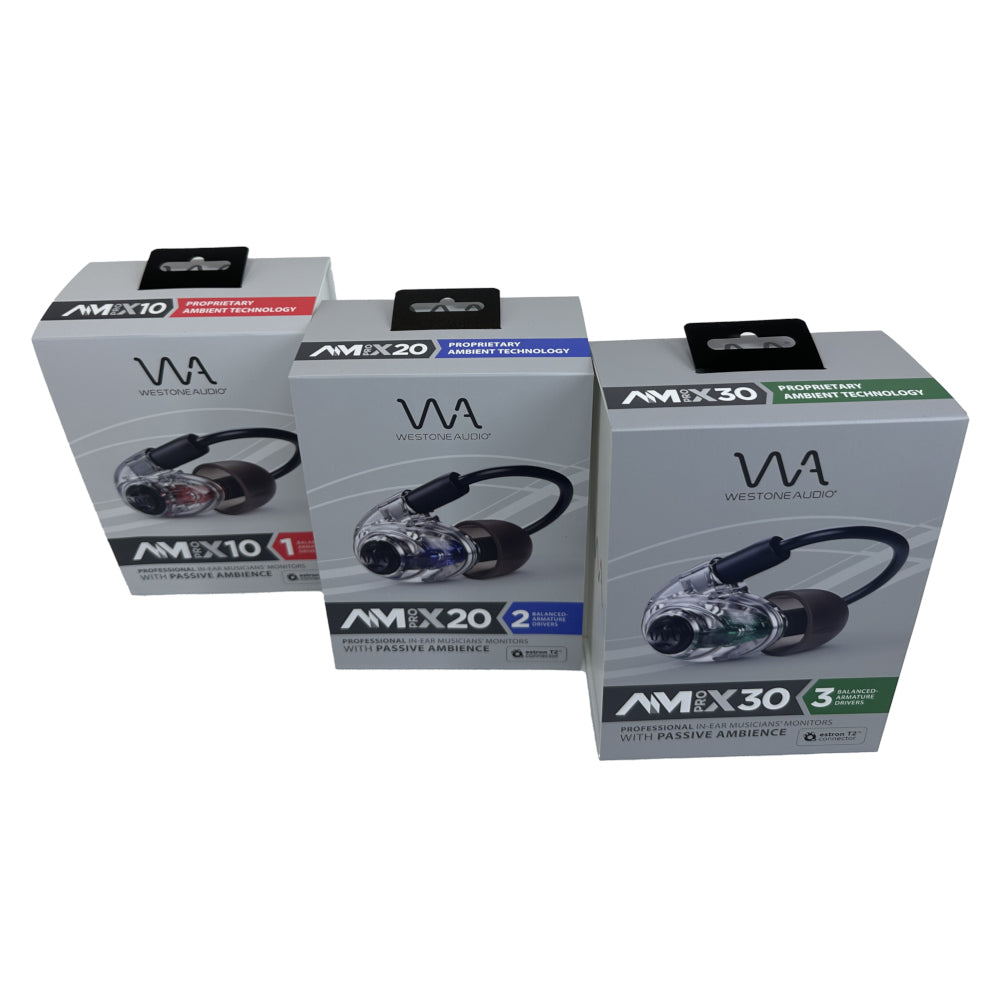 Westone Audio AM Pro X Series - Professional IEM Earphones With Passive Ambience